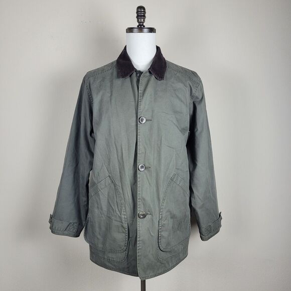 J. Crew Other - J. Crew Jacket Mens Medium Green Canvas Field Chore Barn Outdoor Work